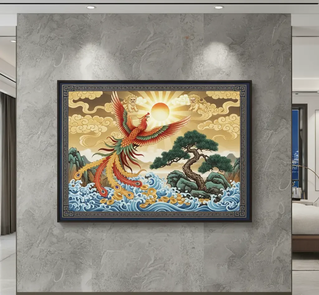 15 تابلو فنگ شویی با خواص شگفت انگیز و محل مناسب نصب آنها 2 فنگ شویی