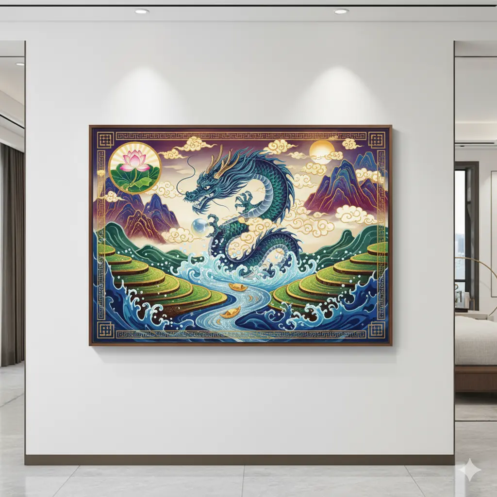 15 تابلو فنگ شویی با خواص شگفت انگیز و محل مناسب نصب آنها 3 فنگ شویی