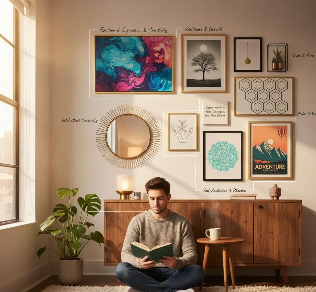 10 اصل روانشناسی انتخاب تابلو که انرژی فضا را دگرگون میکنند 4 روانشناسی انتخاب تابلو