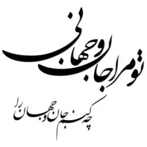 تابلو خوشنویسی طرح تو مرا جان و مولانا کد K125 38 تابلو خوشنویسی طرح تو مرا جان و مولانا