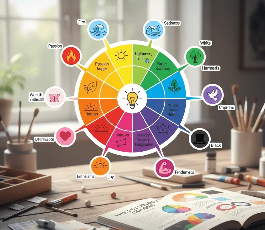 ۱2 حقیقت شگفت انگیز درباره روانشناسی رنگ ها که باید بدانید 1 روانشناسی رنگ ها