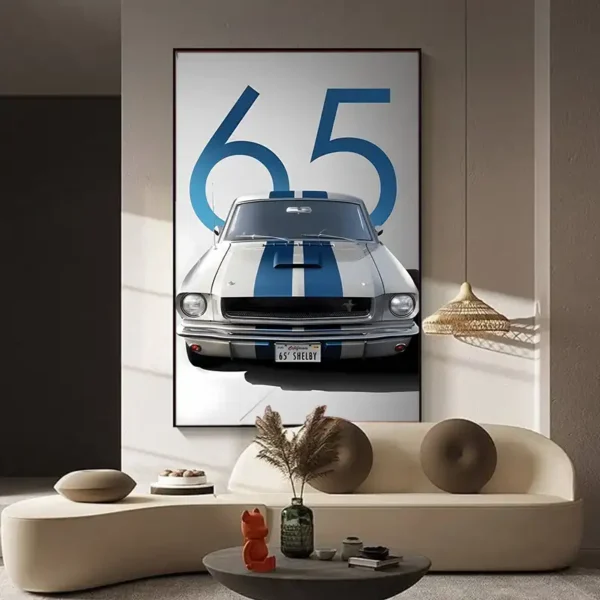 تابلو دکوراتیو طرح SHELBY MUSTANG GT350