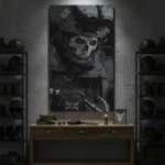 تابلو دکوراتیو طرح ghost call of duty کد D206 3 تابلو دکوراتیو طرح ghost call of duty