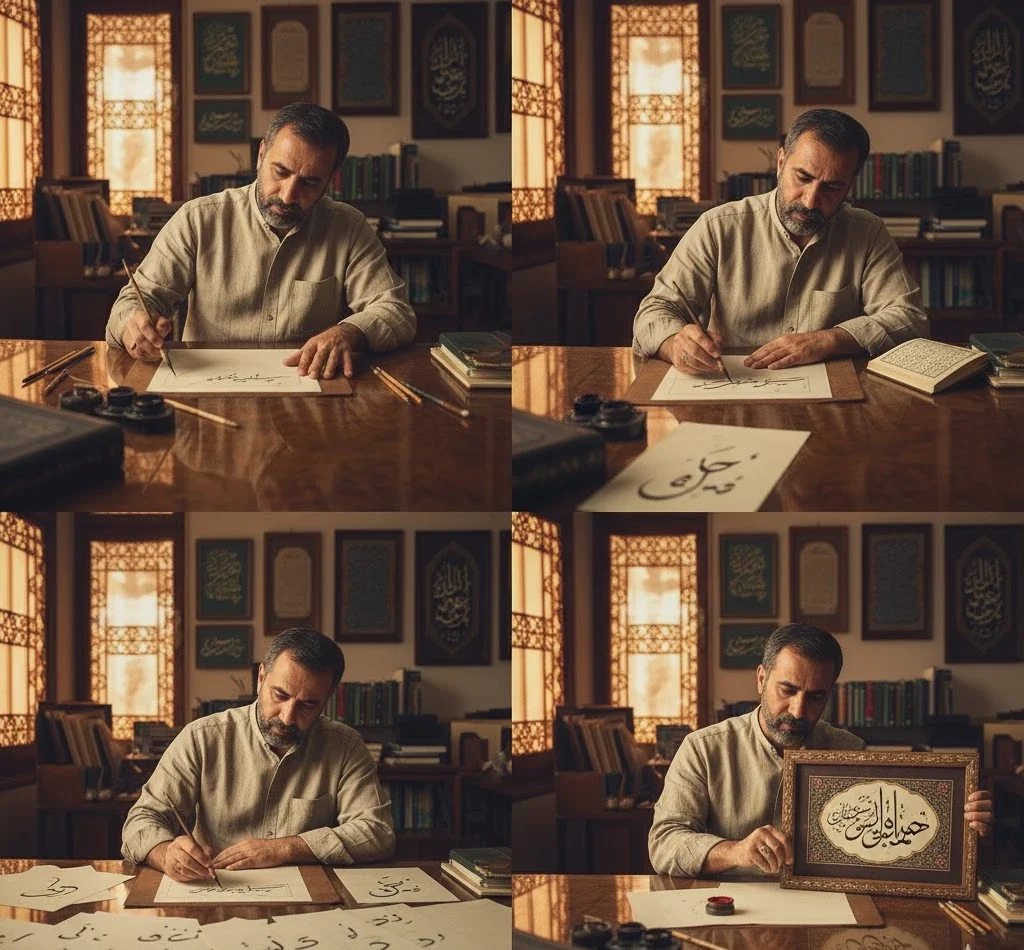 ۱۰ مرحله اصلی برای یادگیری خوشنویسی: از شروع تا گرفتن مدرک 1 یادگیری خوشنویسی