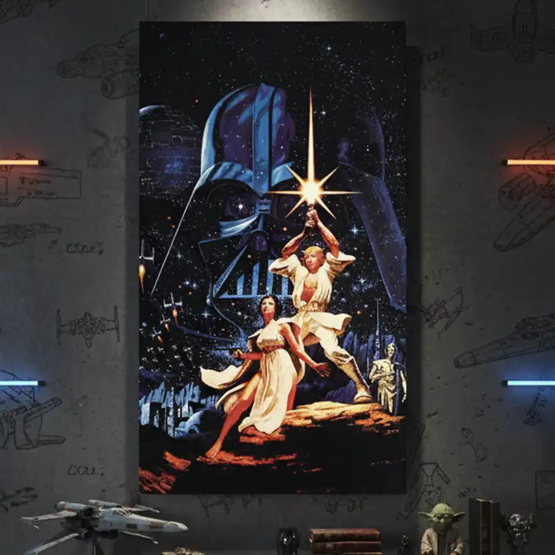 تابلو دکوراتیو طرح Star wars کد D233 1 تابلو دکوراتیو طرح Star wars کد D233