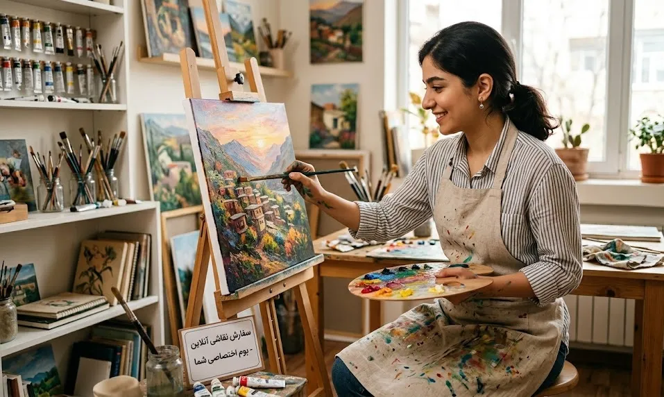 سفارش نقاشی ؛ بوم اختصاصی خود را تحویل بگیرید